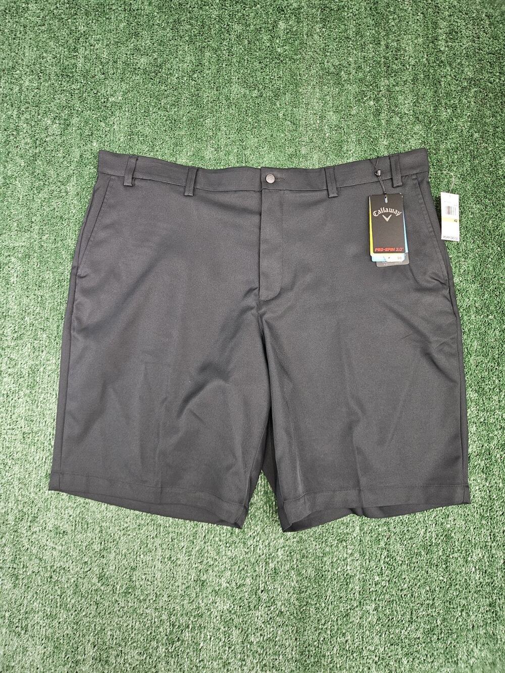Callaway Men's Pro Spin 3.0 Performance Golf Shorts Black Size 42 NWT